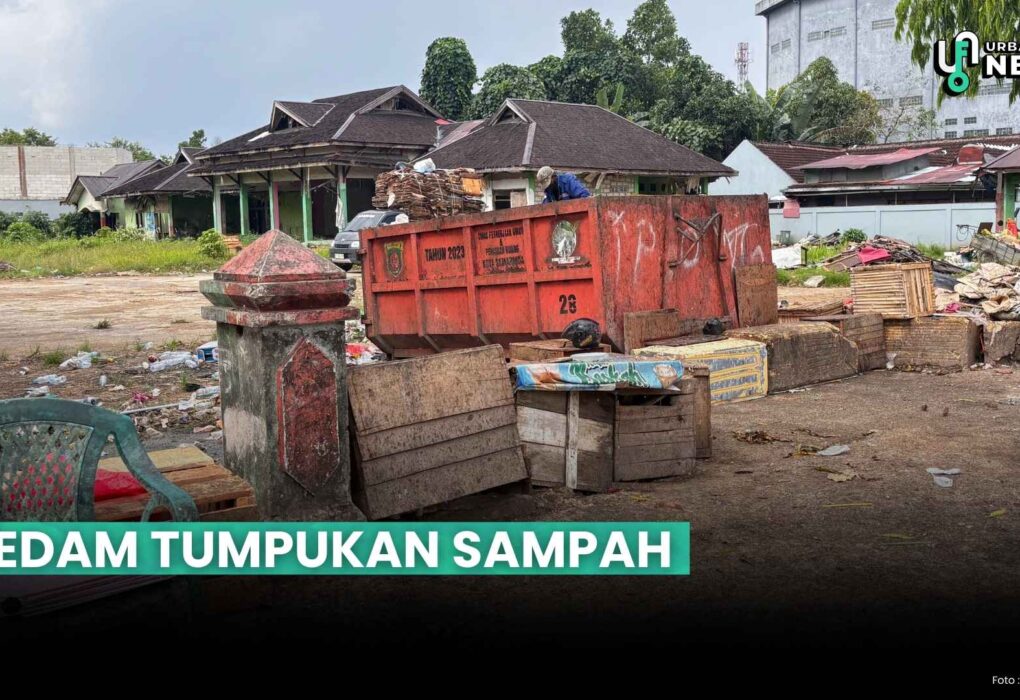 Pemkot Samarinda Bangun Insinerator di 10 Kecamatan, Olah Sampah jadi Paving Block Potret tumpukan sampah di salah satu TPS Samarinda Seberang.